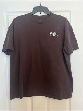 YoungLA Brown Short Sleeve Logo Tee